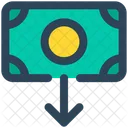 Earning Banknote Cash Icon