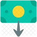 Earning Banknote Cash Icon