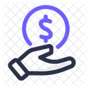 Money Hand Estate Icon