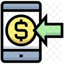 Earning Money Deposit Money Receive Money Icon