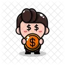 Earning Money  Icon