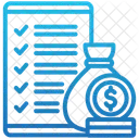 Earnings Report Tax Income Icon