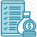 Earnings Report Tax Income Icon