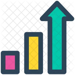 Earnings graph  Icon