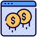 Earnings Online Sales Icon