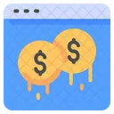 Earnings Online Sales Icon