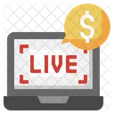 Earnings Live Money Icon