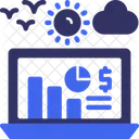 Earnings Report Financial Earnings Income Report Icon