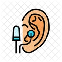 Earplug Usage Audiologist Icon
