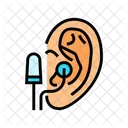 Earplug Usage Audiologist Icon
