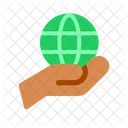 Earth Hand Protect Icon