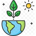 A Plant Earth Planet Icon