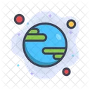 우주 천문학 행성 아이콘
