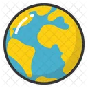 Earth Globe Sphere Icon