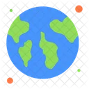 Earth Planet Land Icon
