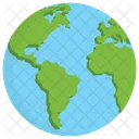 Earth Globe World Map Icon