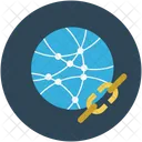 Earth Link Connected Icon