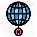 Earth Global Not Connected Icon