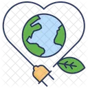 Earth Global Leaves Icon