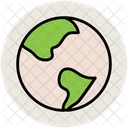 Earth Globe Map Icon