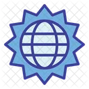 Earth Global Word Icon