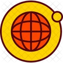 Earth Global Orbit Icon