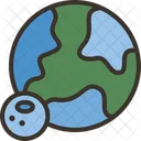 Earth Globe Orbit Icon