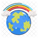 Earth Globe Nature Icon