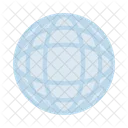 Earth Grid Global Icon