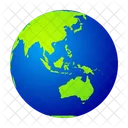 Planet Globe Australia Icon