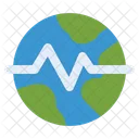 Earth Heartbeat Ecology Icon
