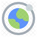 Earth and moon  Icon
