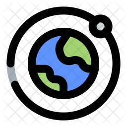 Earth and moon  Icon