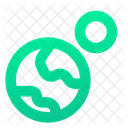 Earth and moon  Icon