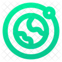 Earth and moon  Icon