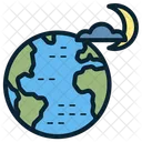 Earth At Night  Icon