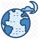 Earth At Night  Icon