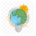 Earth Bulb Bulb Environment Icon