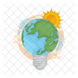 Earth bulb  Icon