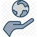 Earth Care Global Day Earth Day Icon