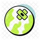 Earth Damaged Damaged Broken Icon