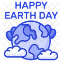 Happy Earth Day Icon