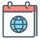 Earth Day Event Calendar Icon
