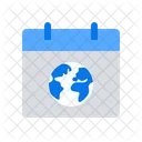 Earth Day Calendar Icon