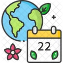 A Calendarearth Day Eniveronment Day Earth Icon