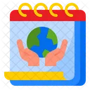 Earth Day World Event Icon