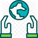Earth Day Protect Care Icon