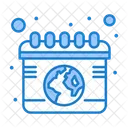 Earth Day Calendar Earth Icon