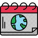 Earth Day Calendar Environment Icon