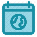 Earth Day Mother Earth Day Calendar Icon
